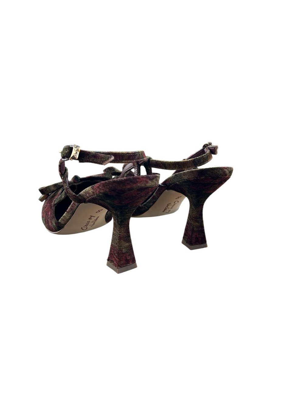 Sam Edelman Monica floral tapestry Slingback Heels - Picture 12 of 13